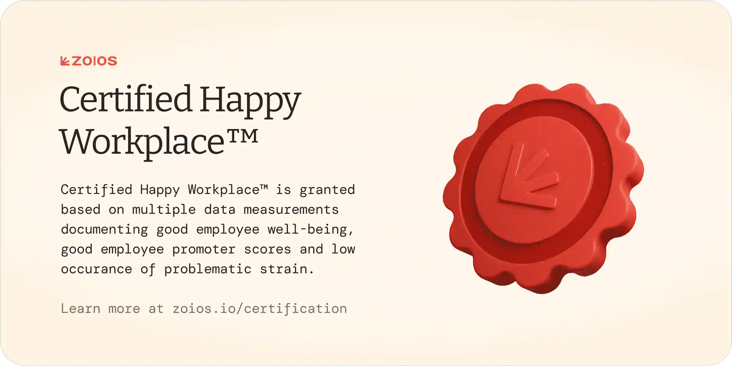 Zoios – Certified Happy Workplace